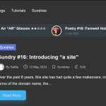 Sundry #16: What’s in a name?